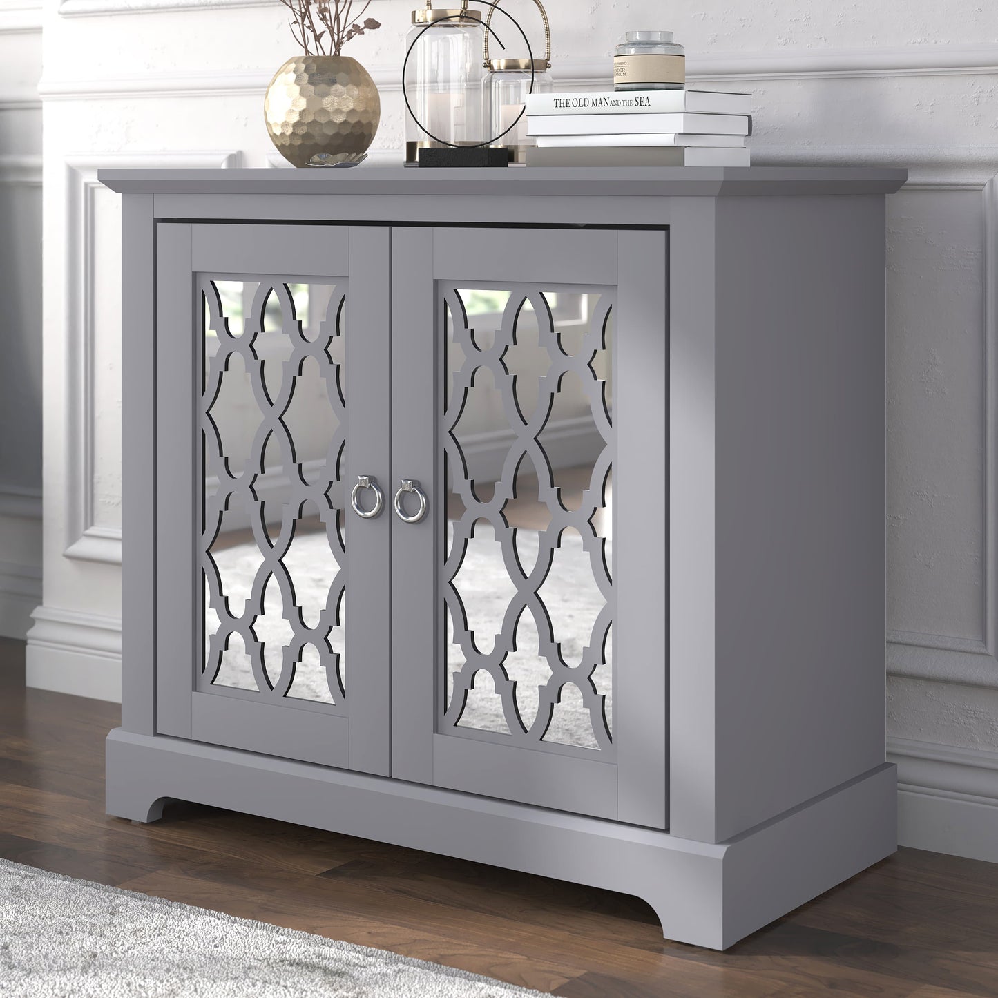 GFW Honiton 2 Door Sideboard - Grey 2