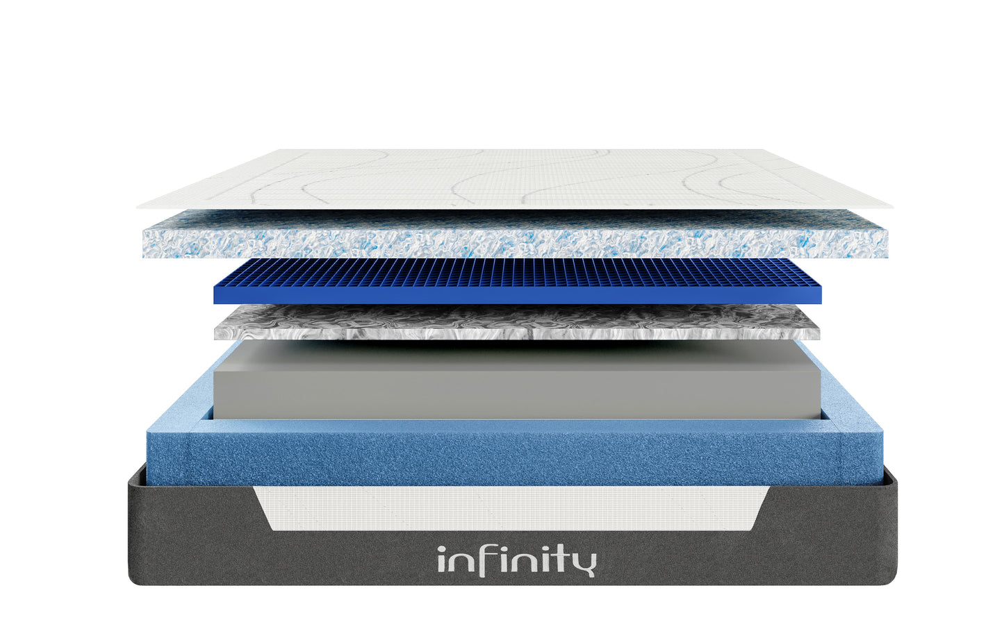 Infinity 5000 Pocket Gel Mattress Interior