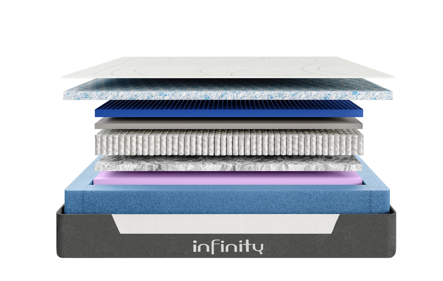 Infinity 6000 Pocket Gel Mattress Interior