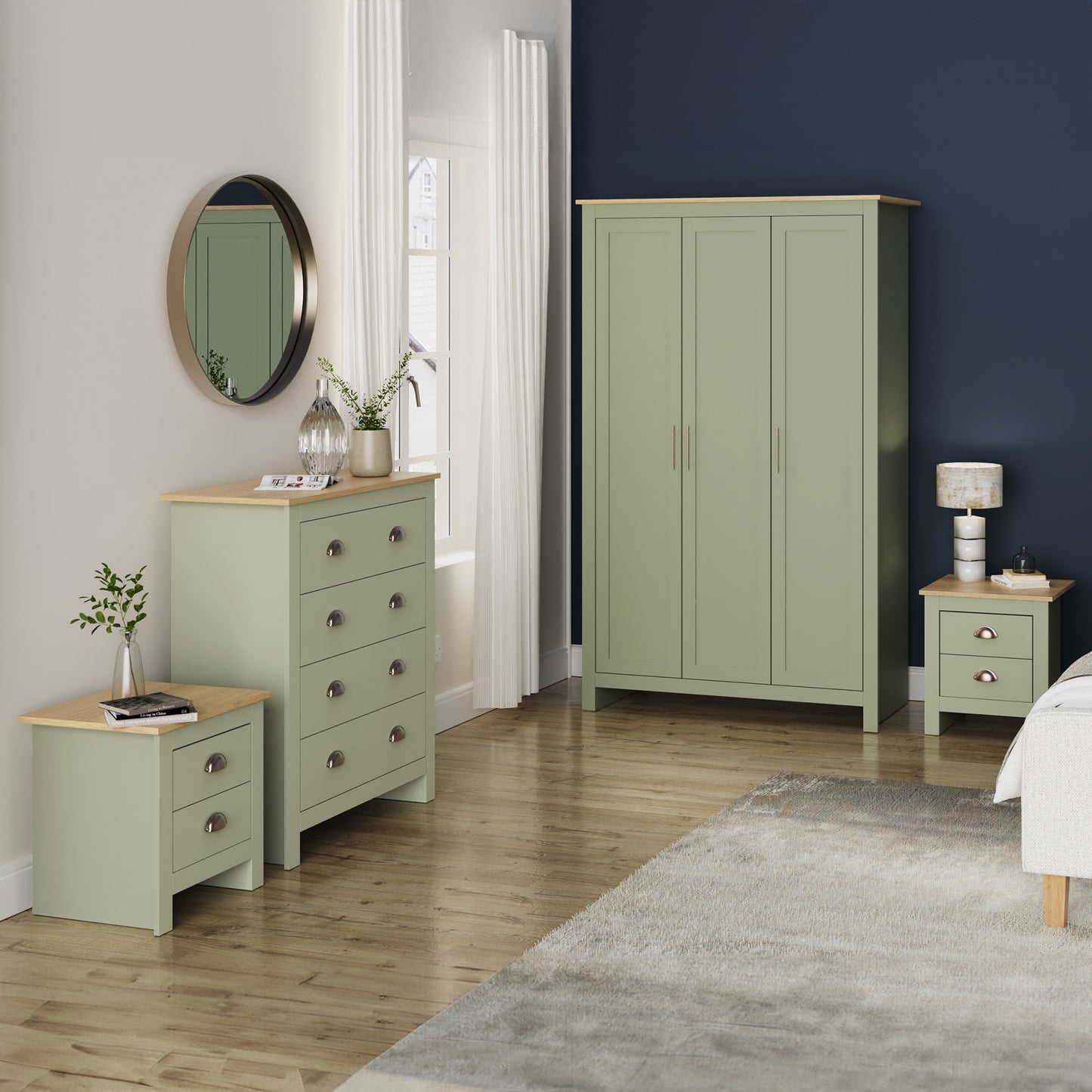 GFW Lancaster 4 Piece Set - Sage Green