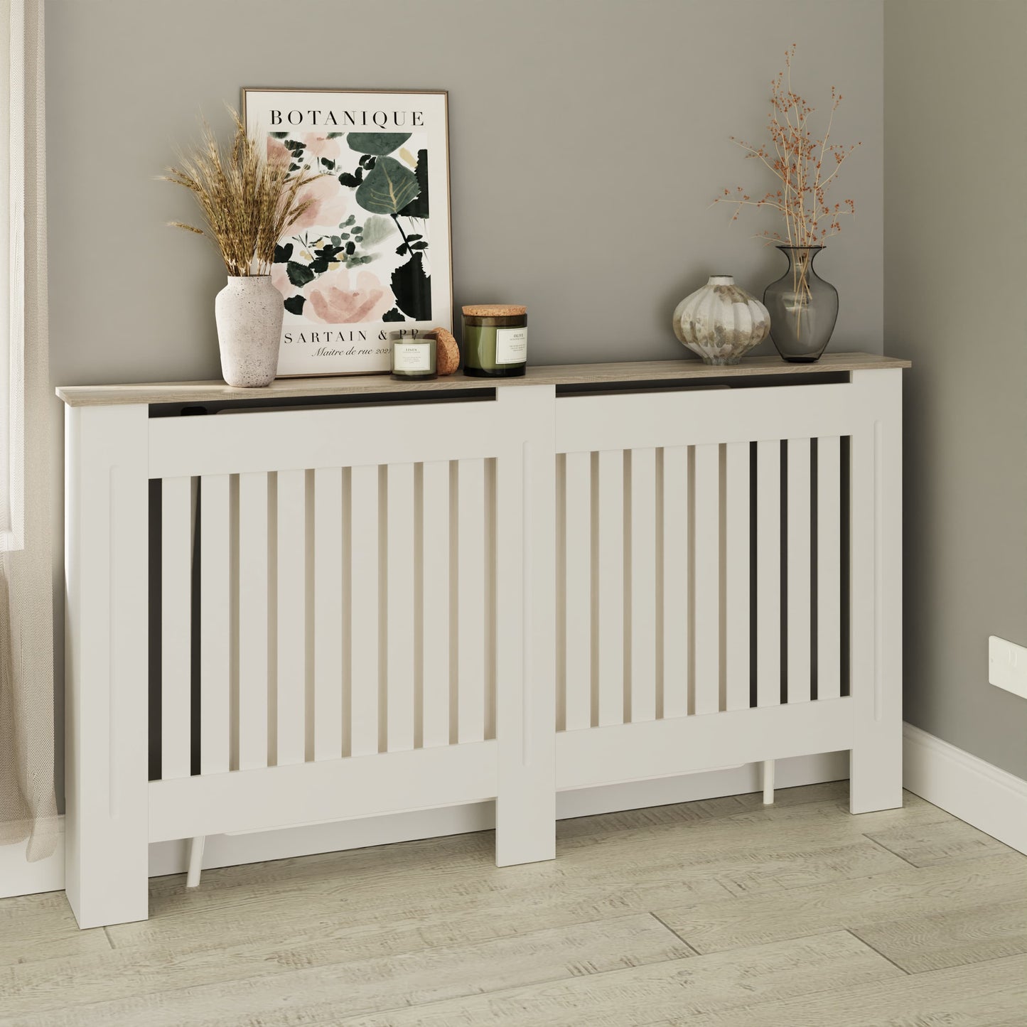GFW Longslow Radiator Cover Large - White