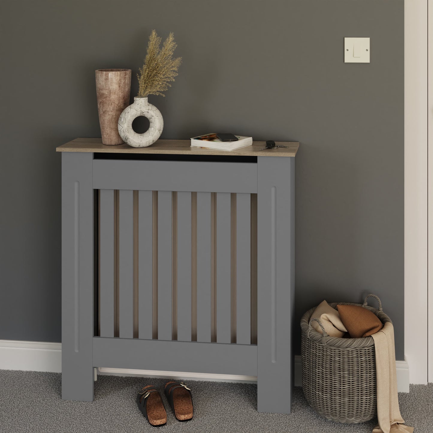 GFW Longslow Radiator Cover Small - Grey