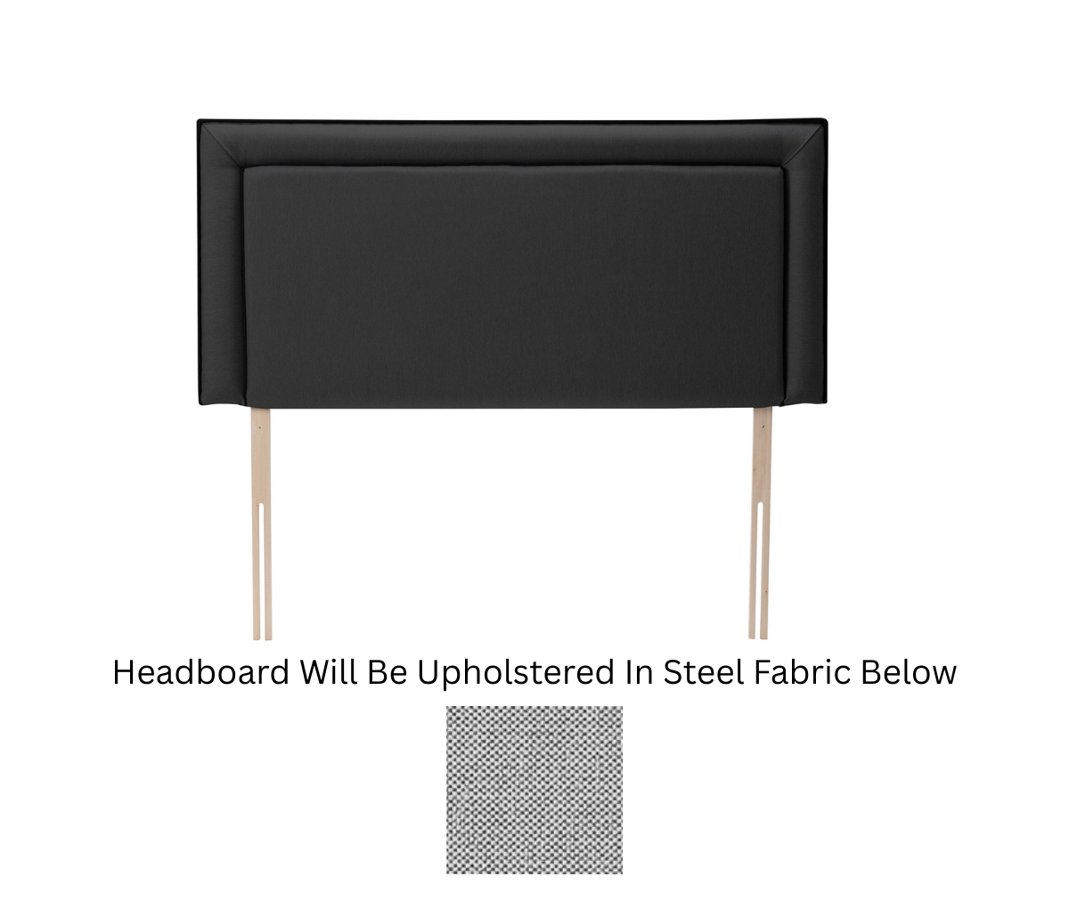 Silentnight Malvern Steel Strutted Headboard - Kingsize