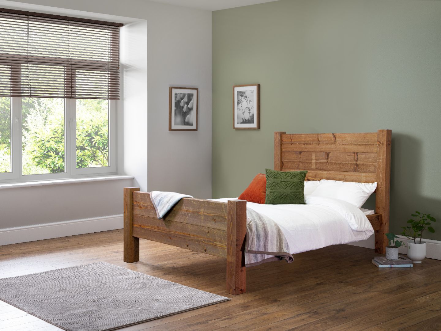 Newbury High Foot End Bed Frame