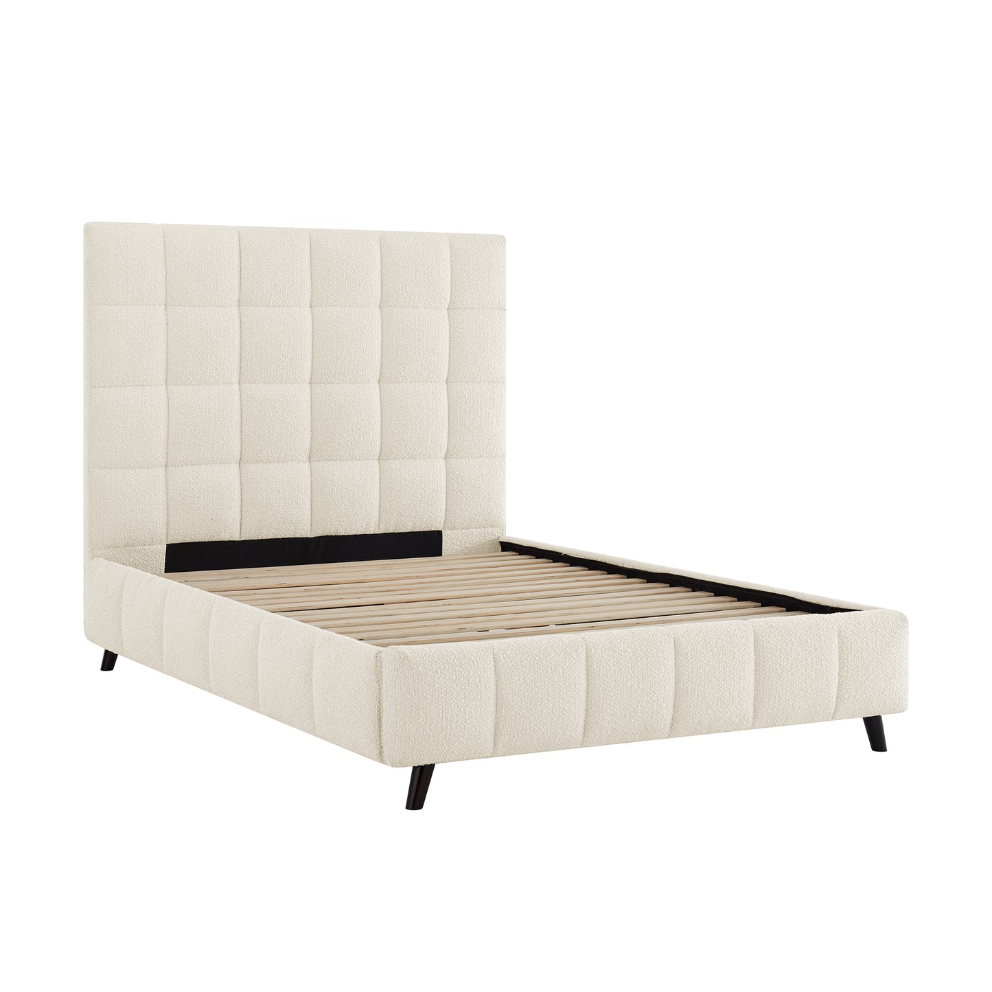 Limelight Starla Ivory Boucle Fabric Bed Frame - without mattress