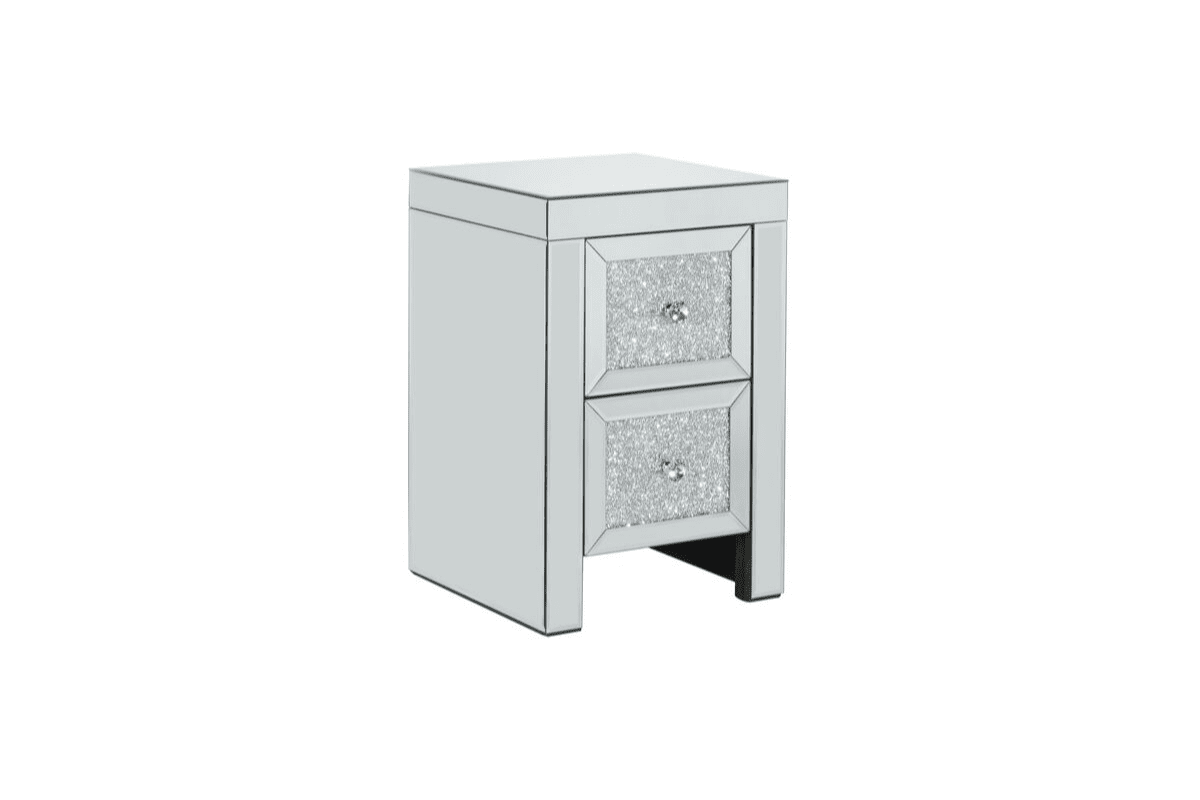 Birlea Vienna 2 Drawer Bedside Table