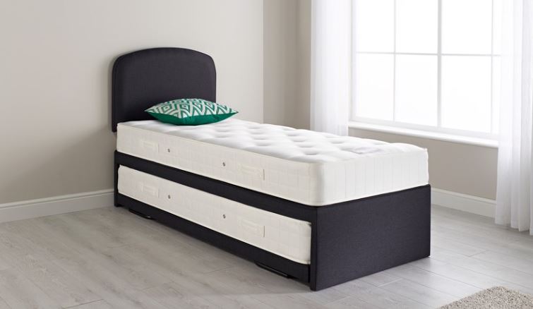 Relyon Guest Bed with Pocket Spring Mattresses & Matching Headboard Closed