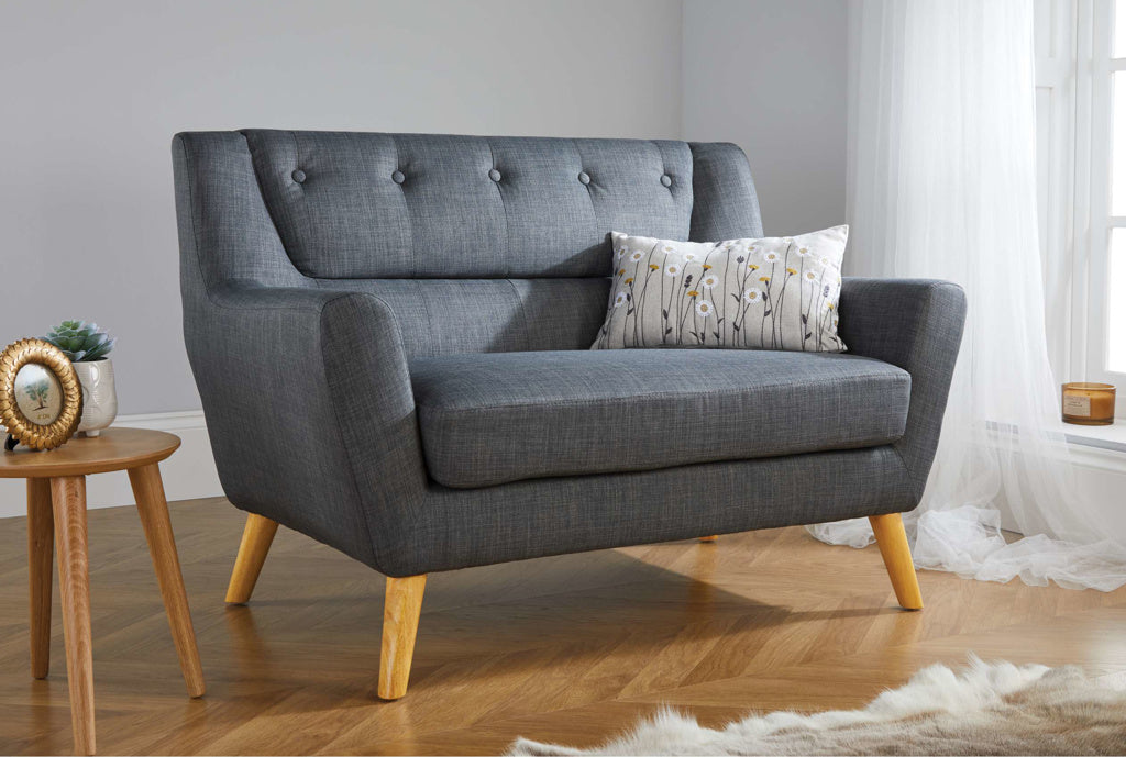 Birlea Lambeth Medium Sofa Grey – Bed Factory Direct