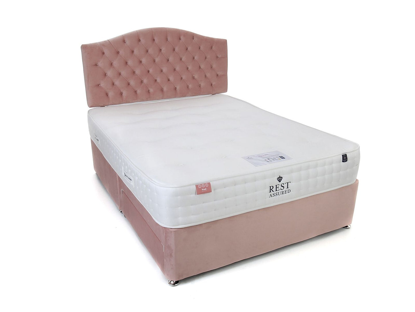 Rest Assured Harwood Divan Bed - Double