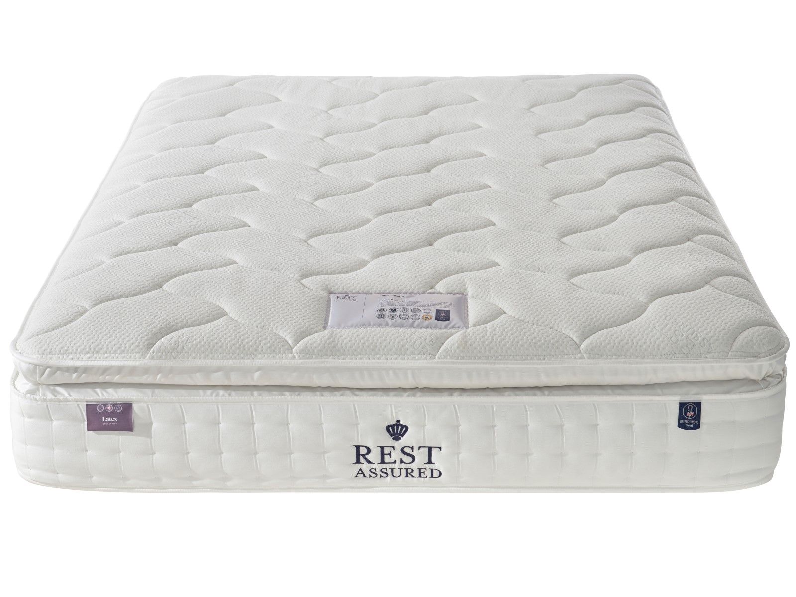 Rest Assured Nestle 1600 Pocket Latex Mattress - Double 4