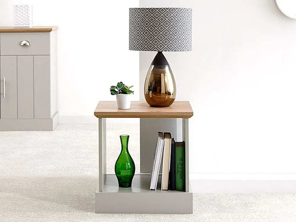 GFW Kendal Lamp Table - Grey