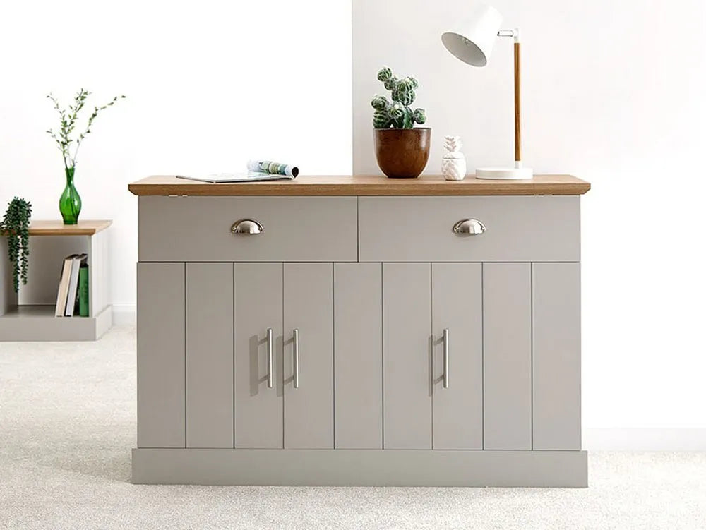 GFW Kendal Large Sideboard - Grey