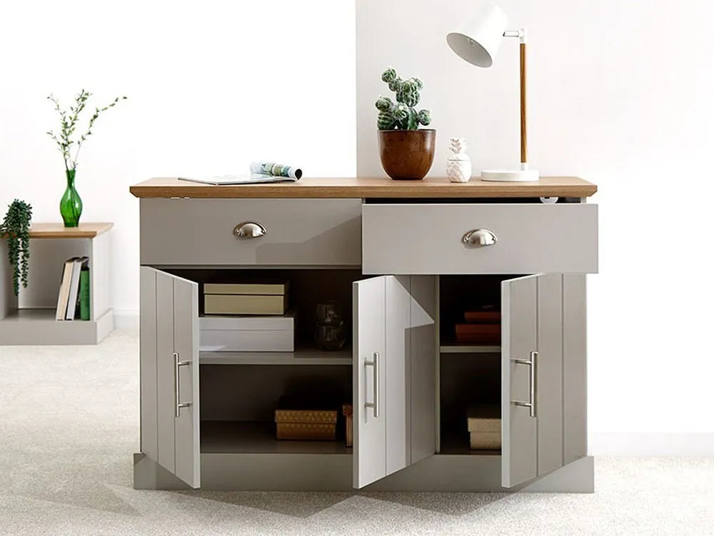 GFW Kendal Large Sideboard - Grey 2