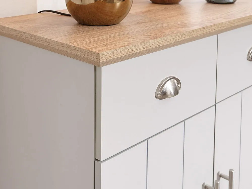 GFW Kendal Compact Sideboard - Grey 3