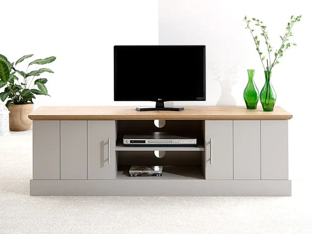 GFW Kendal Large TV Unit - Grey