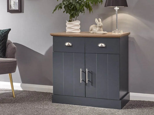 GFW Kendal Compact Sideboard - Slate Blue