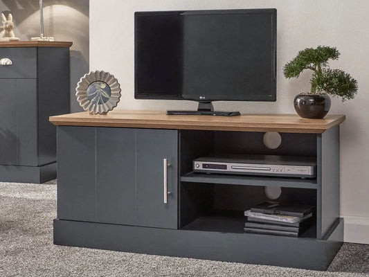 GFW Kendal Small TV Unit - Slate Blue