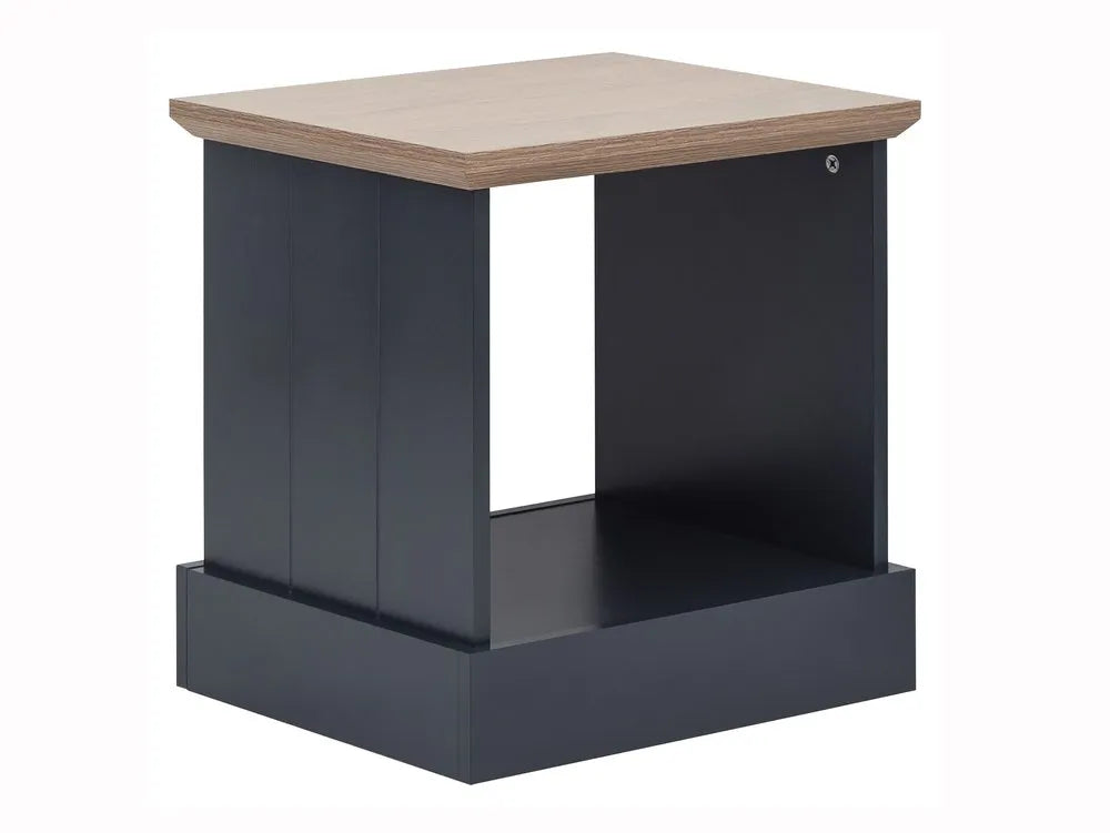 GFW Kendal Lamp Table - Slate Blue 2