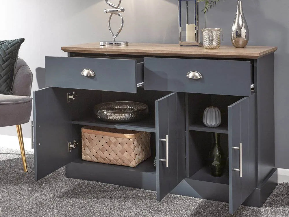 GFW Kendal Large Sideboard - Slate Blue 2