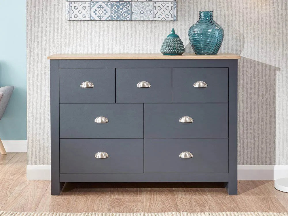 GFW Lancaster Merchants Chest - Slate Blue