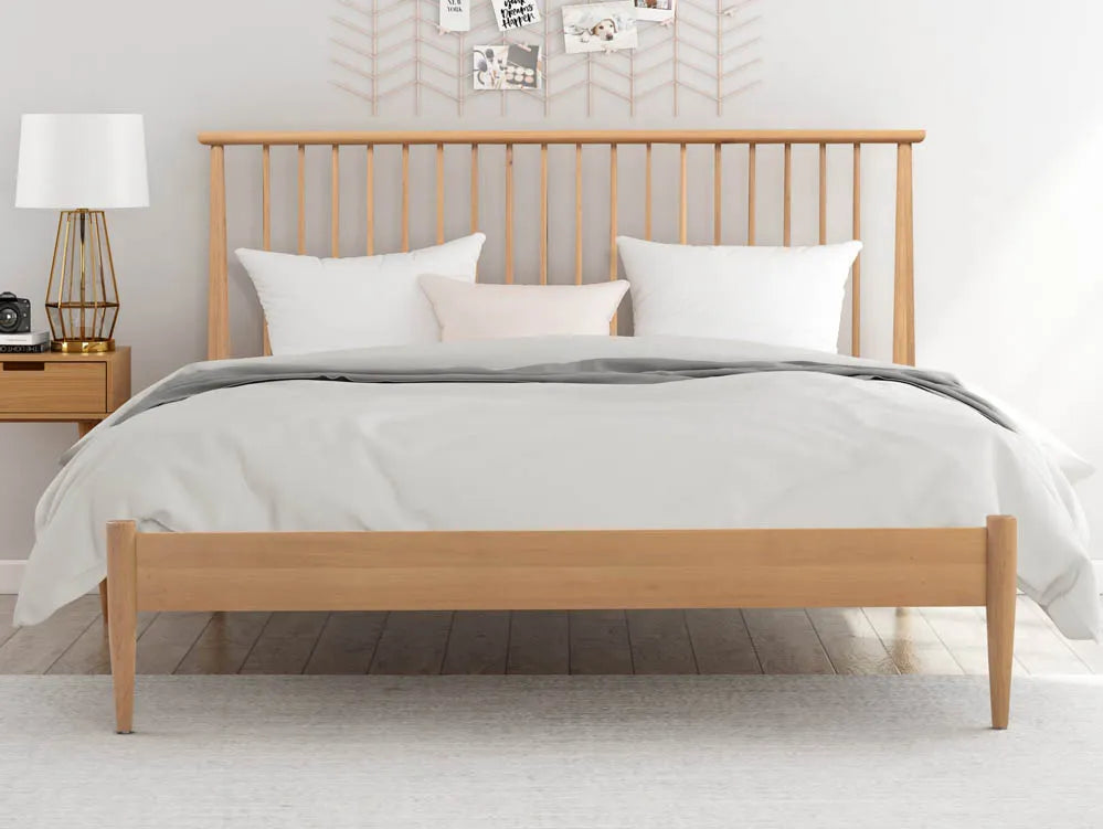 Griffith Oak Wooden Bed Frame - Kingsize 2