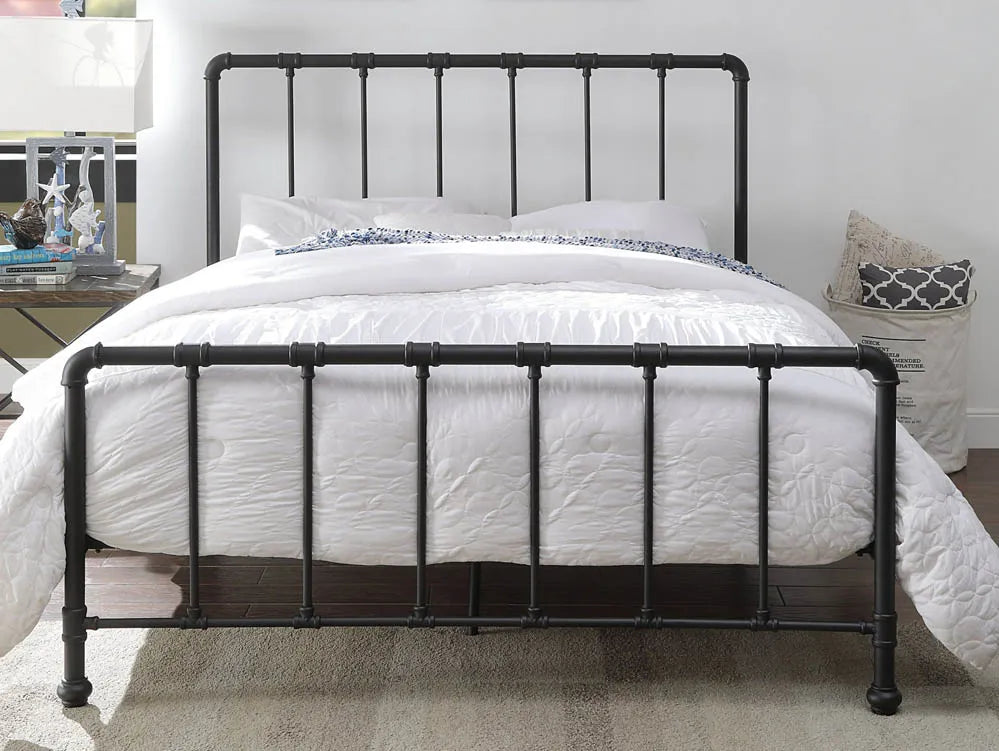 Kingston Metal Bed Frame - Black