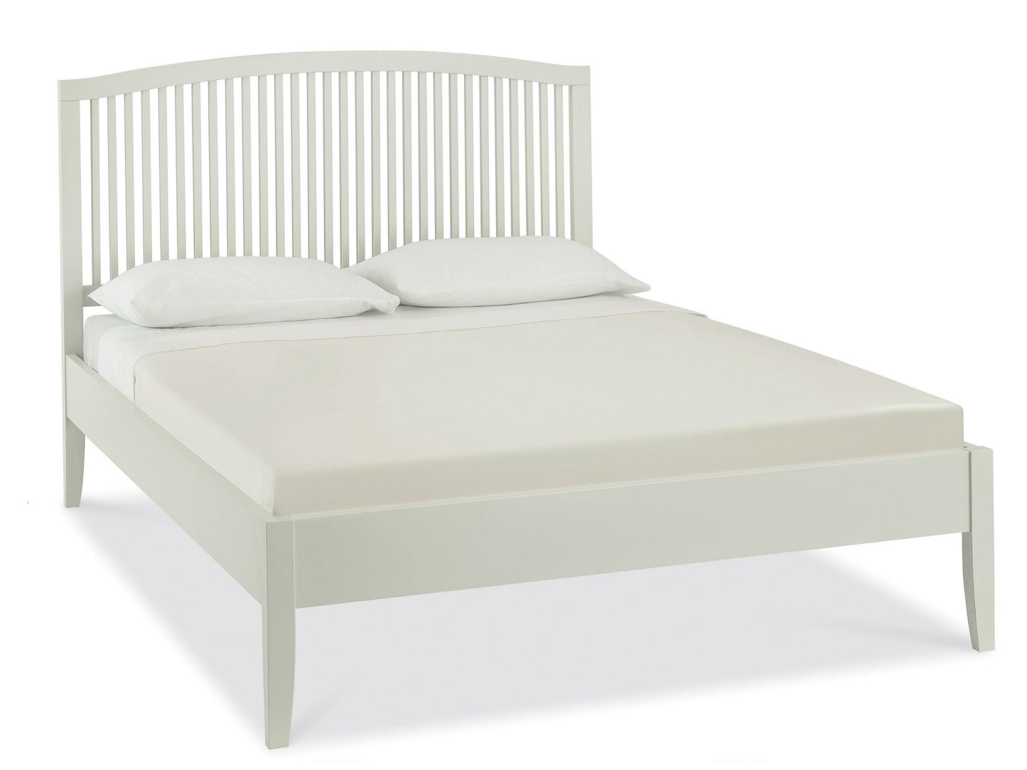 Ashby Soft Grey Slatted Bedstead Kingsize