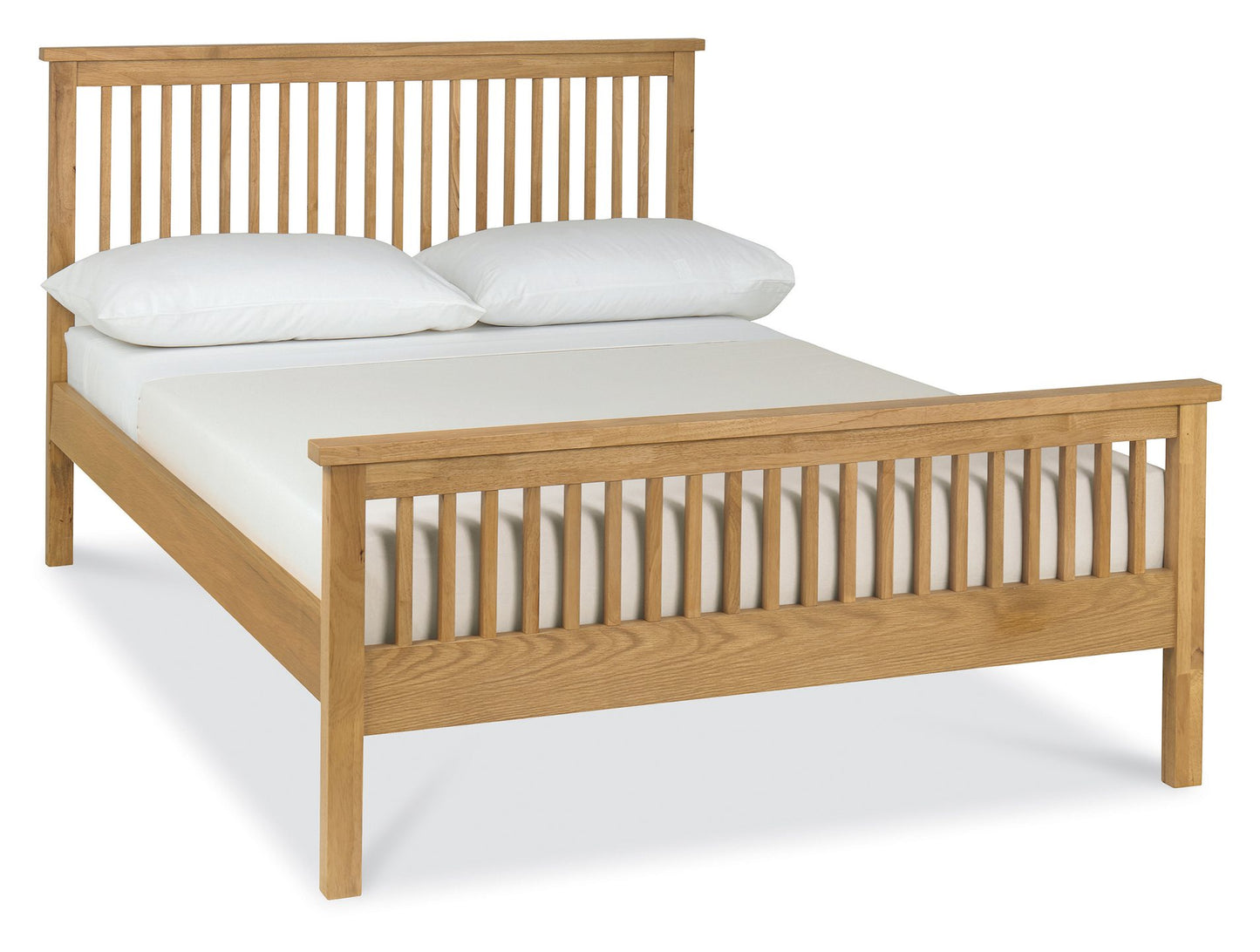 Atlanta Oak High Footend Bedstead Double