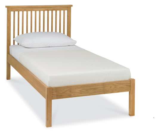 Atlanta Oak Low Footend Bedstead Single