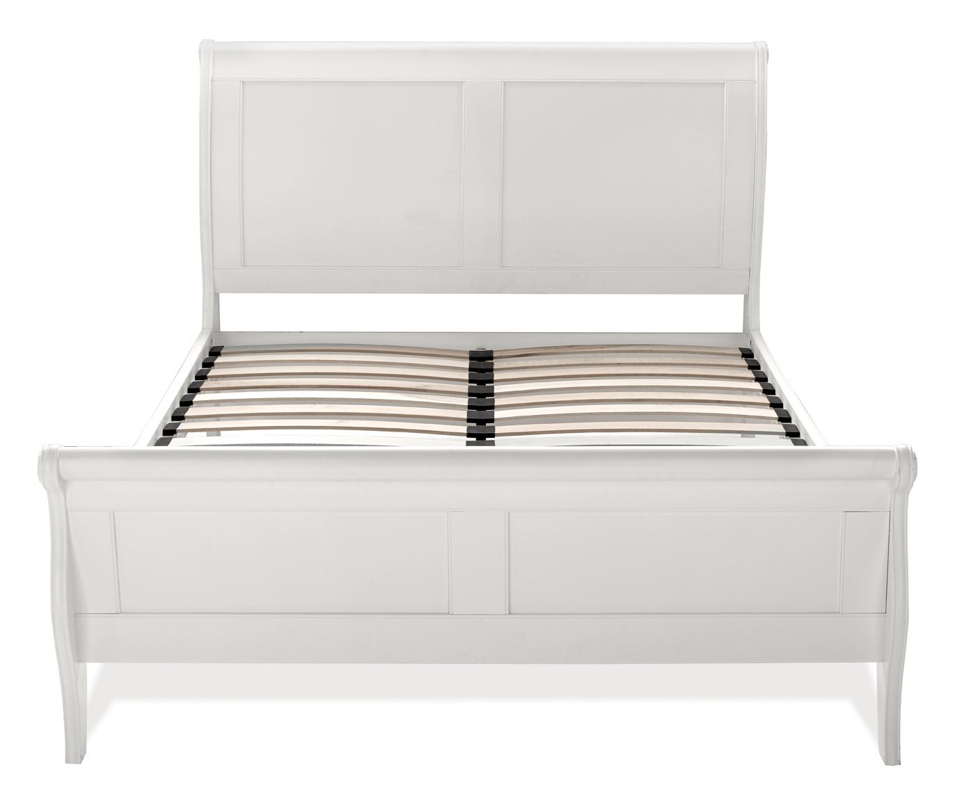 Chantilly White Panel Bedstead Double No Mattress