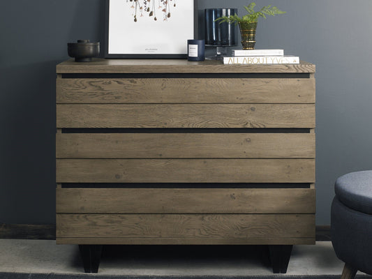 Tivoli Weathered Oak 3 Drawer Chest