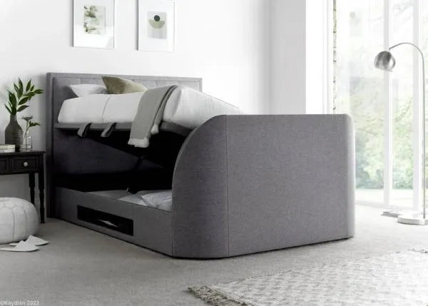 Kaydian Falmer TV Ottoman Bed - Marbella Grey 3