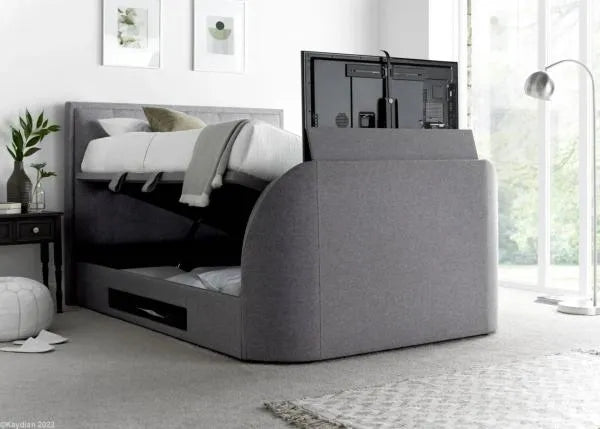 Kaydian Falmer TV Ottoman Bed - Marbella Grey 4