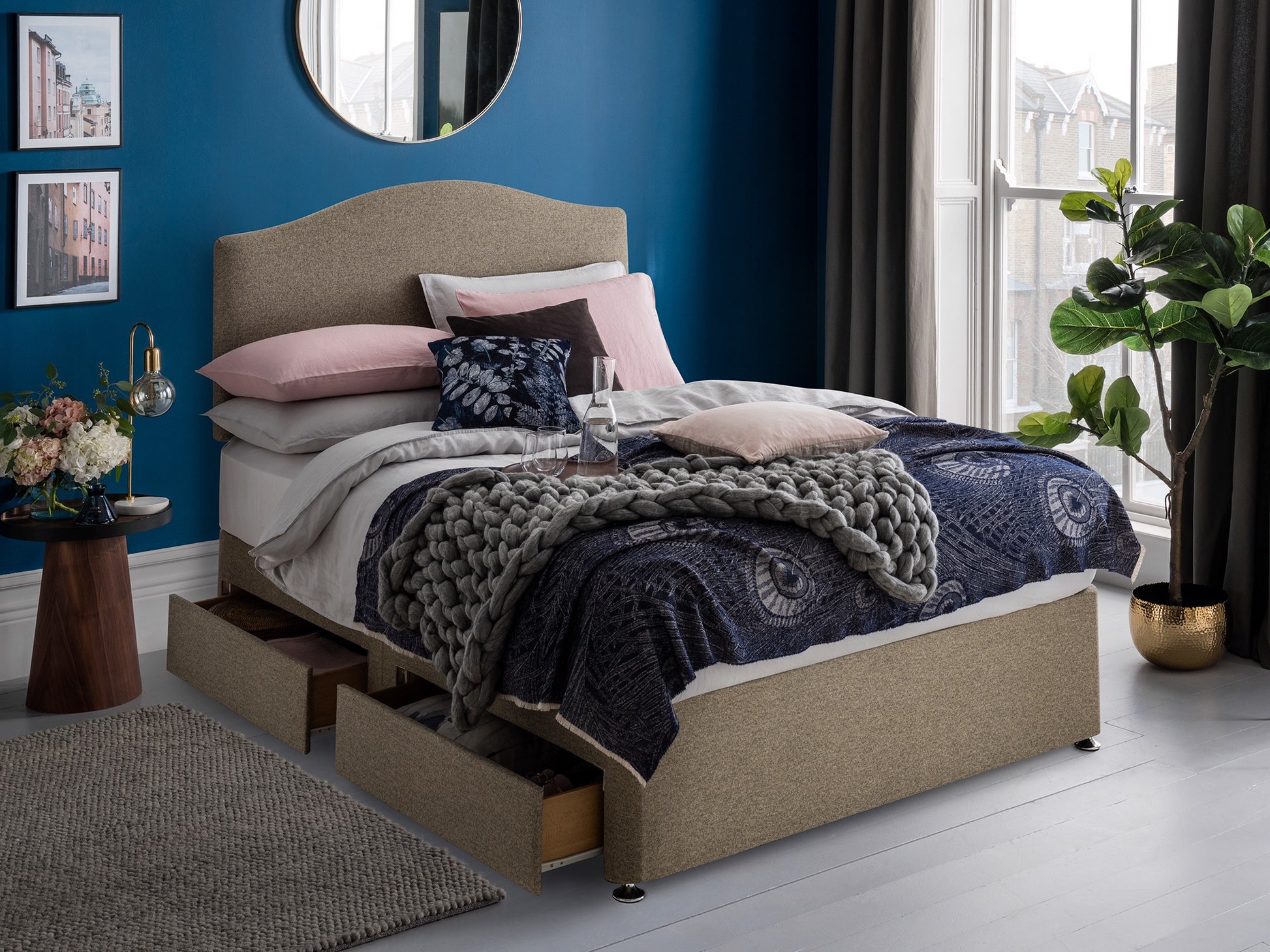 Rest Assured Rochester Strutted Headboard - Double 4