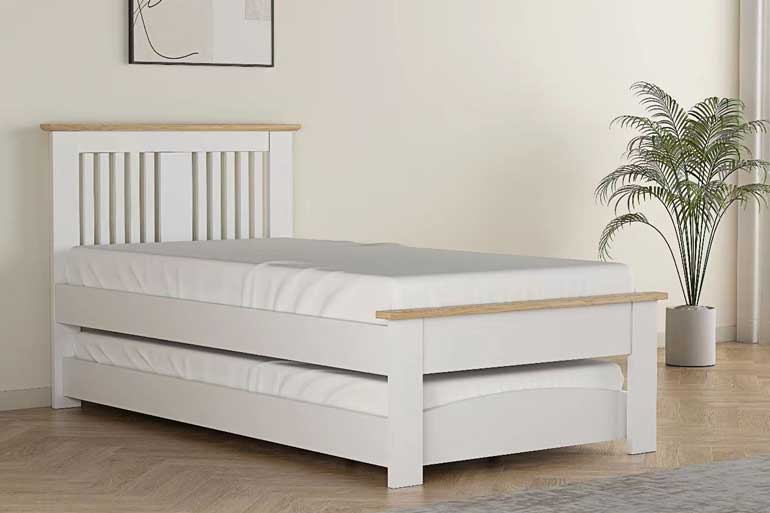 Harrington Wooden Guest Bed - White 2