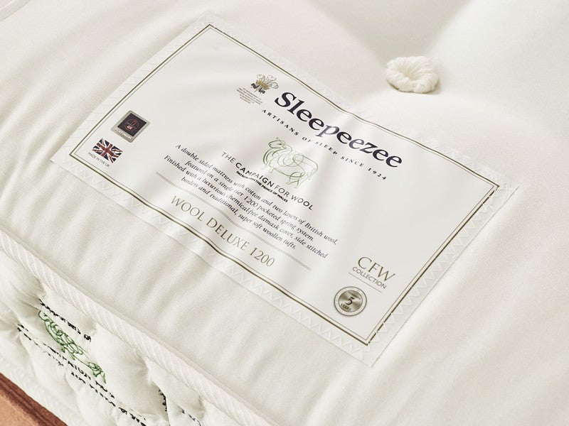 Sleepeezee Wool Deluxe 1200 Mattress - Double 3