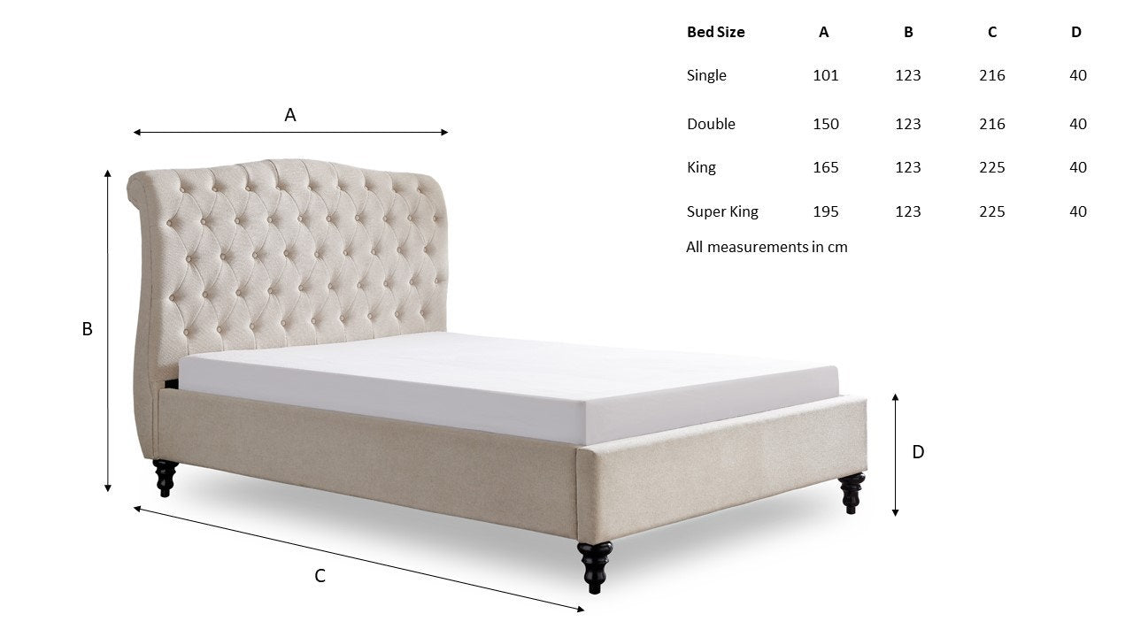 Limelight Rosa Bed Frame - Natural 4