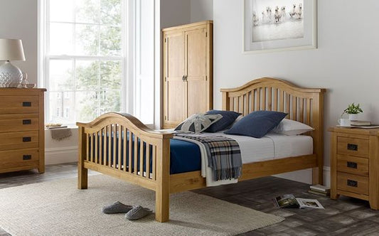 Mississippi Oak High End Wooden Bed Frame - Superking