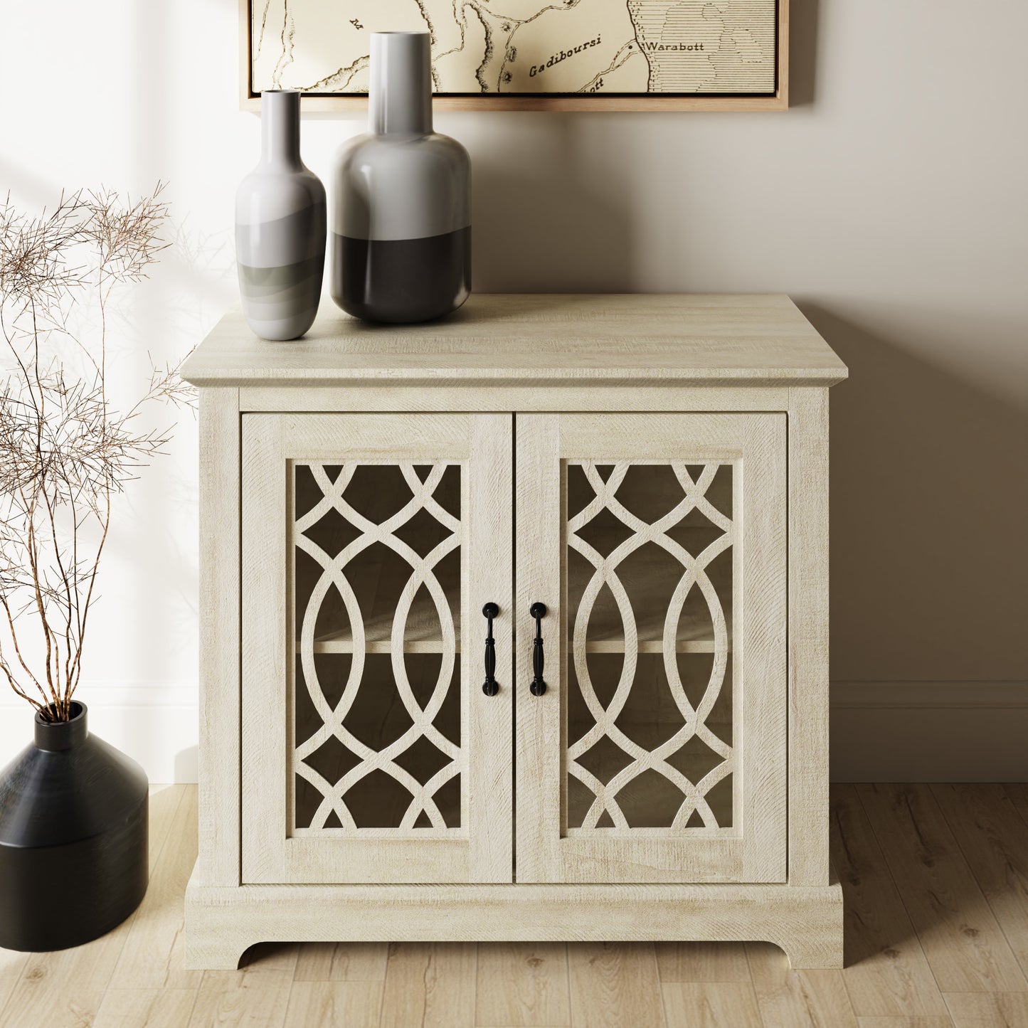 GFW Amelie 2 Door Sideboard - Dusty Grey