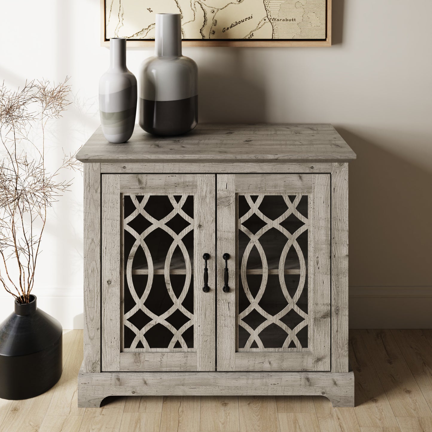 GFW Amelie 2 Door Sideboard - Mexican Grey