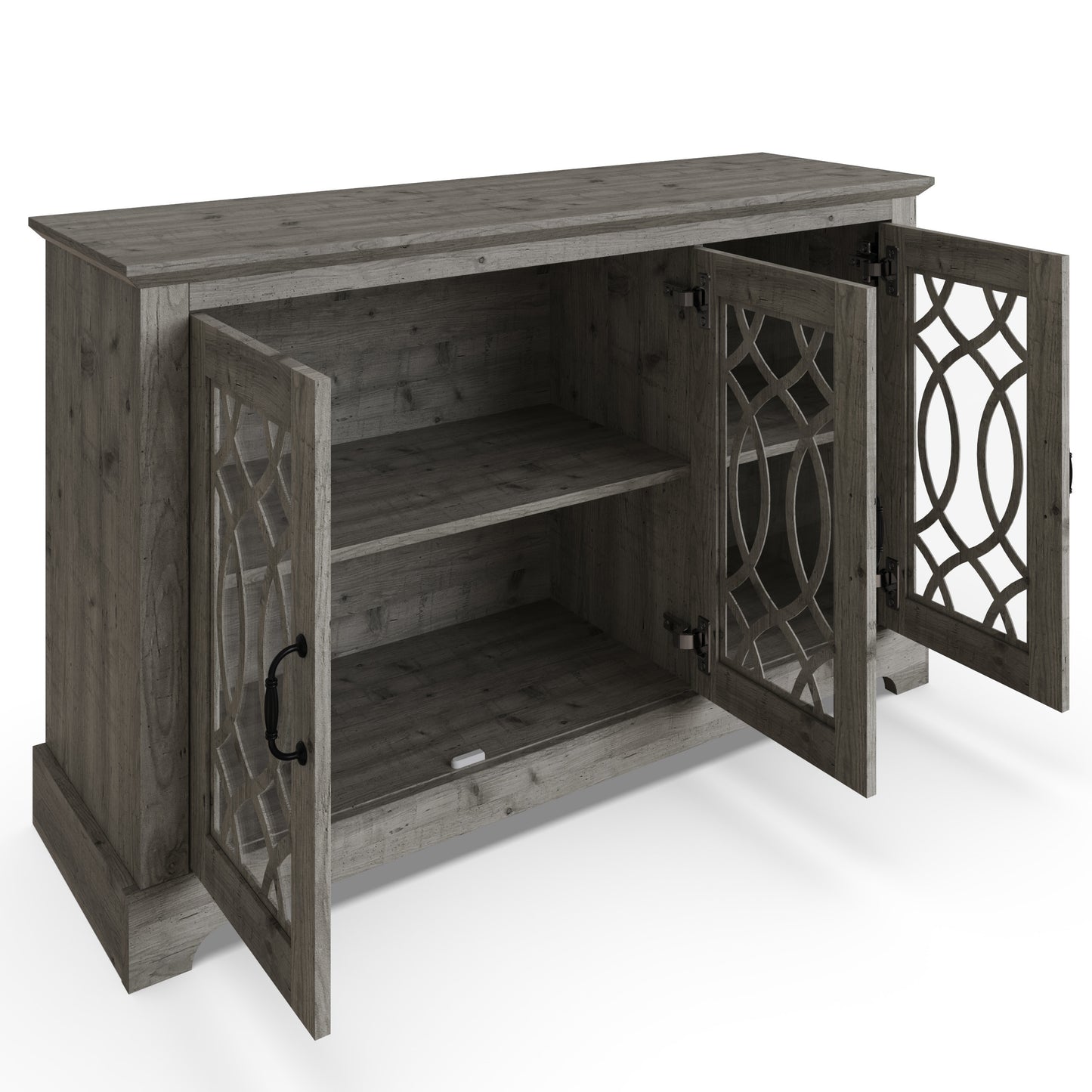 GFW Amelie 3 Door Sideboard - Mexican Grey 2