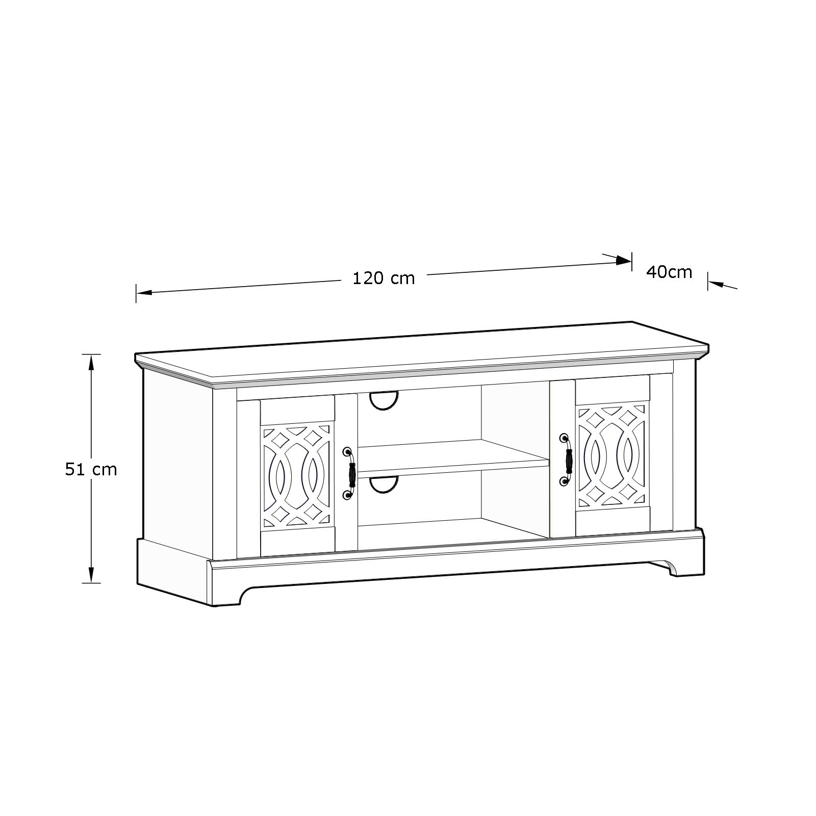 GFW Amelie TV Unit - Dusty Grey 3