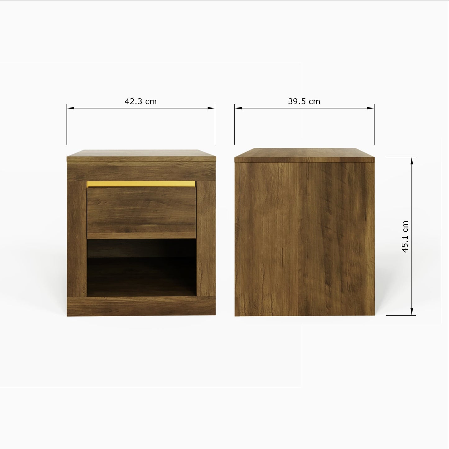 GFW Astley Oak Lamp Table Dimensions