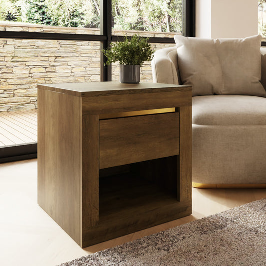 GFW Astley Oak Lamp Table