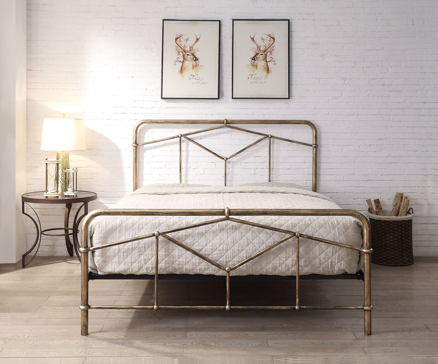 Adelaide Metal Bed Frame - Antique Bronze 4