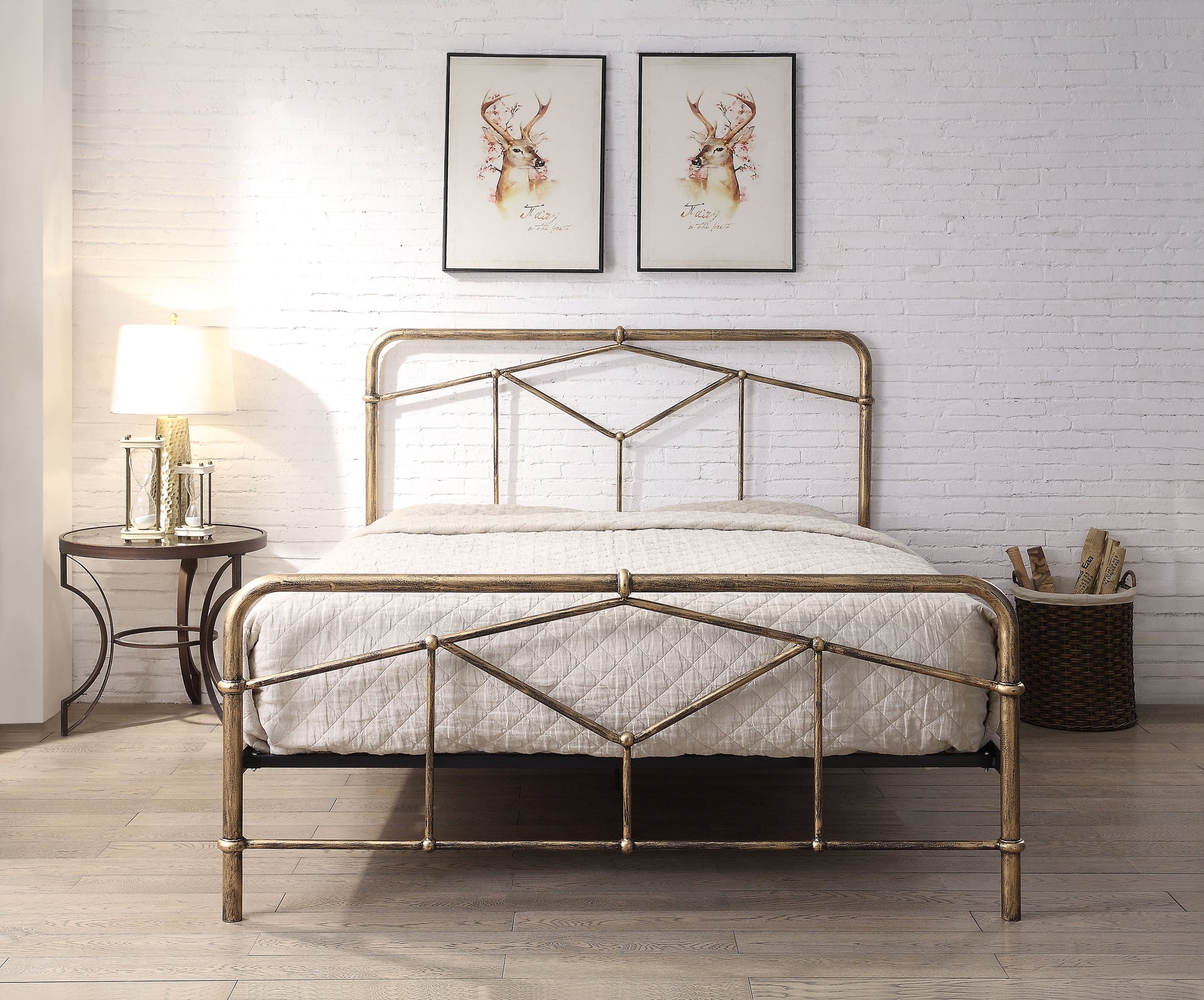 Adelaide Metal Bed Frame - Antique Bronze 4