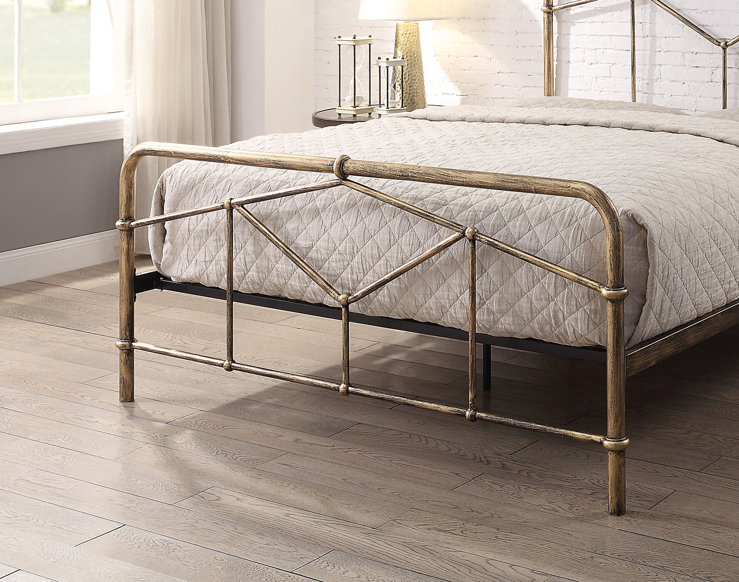 Adelaide Metal Bed Frame - Antique Bronze 3