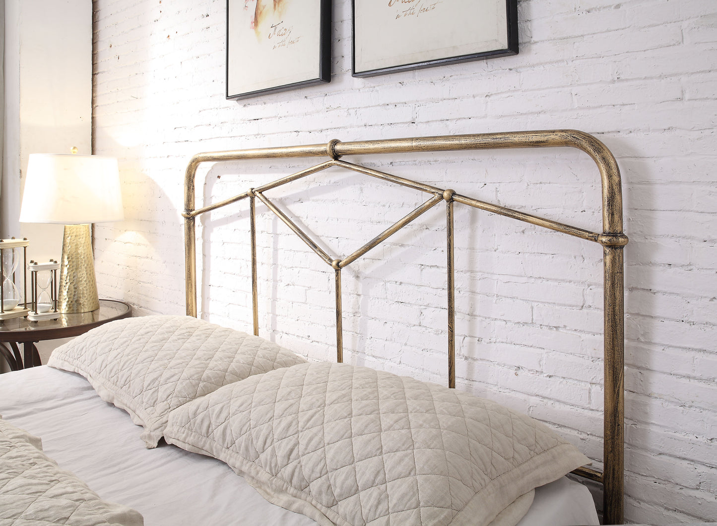 Adelaide Metal Bed Frame - Antique Bronze 2