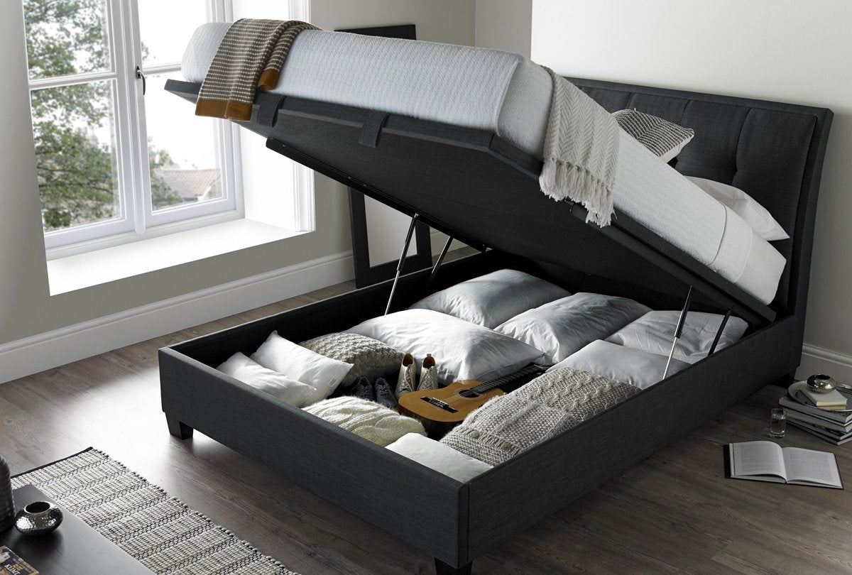 Kaydian Accent Ottoman Bed - Pendle Slate 2