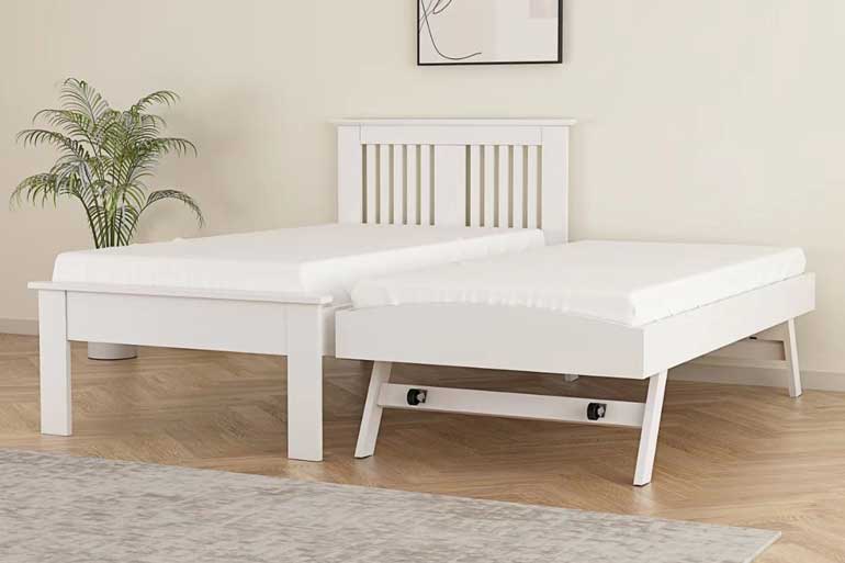 Harrington Wooden Guest Bed - White